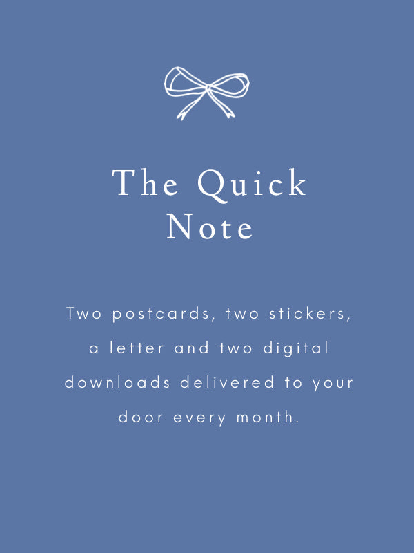 THE QUICK NOTE