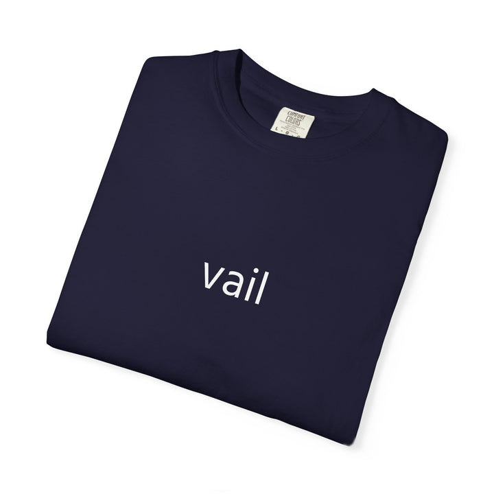 VAIL UNISEX GARMENT DYED T-SHIRT