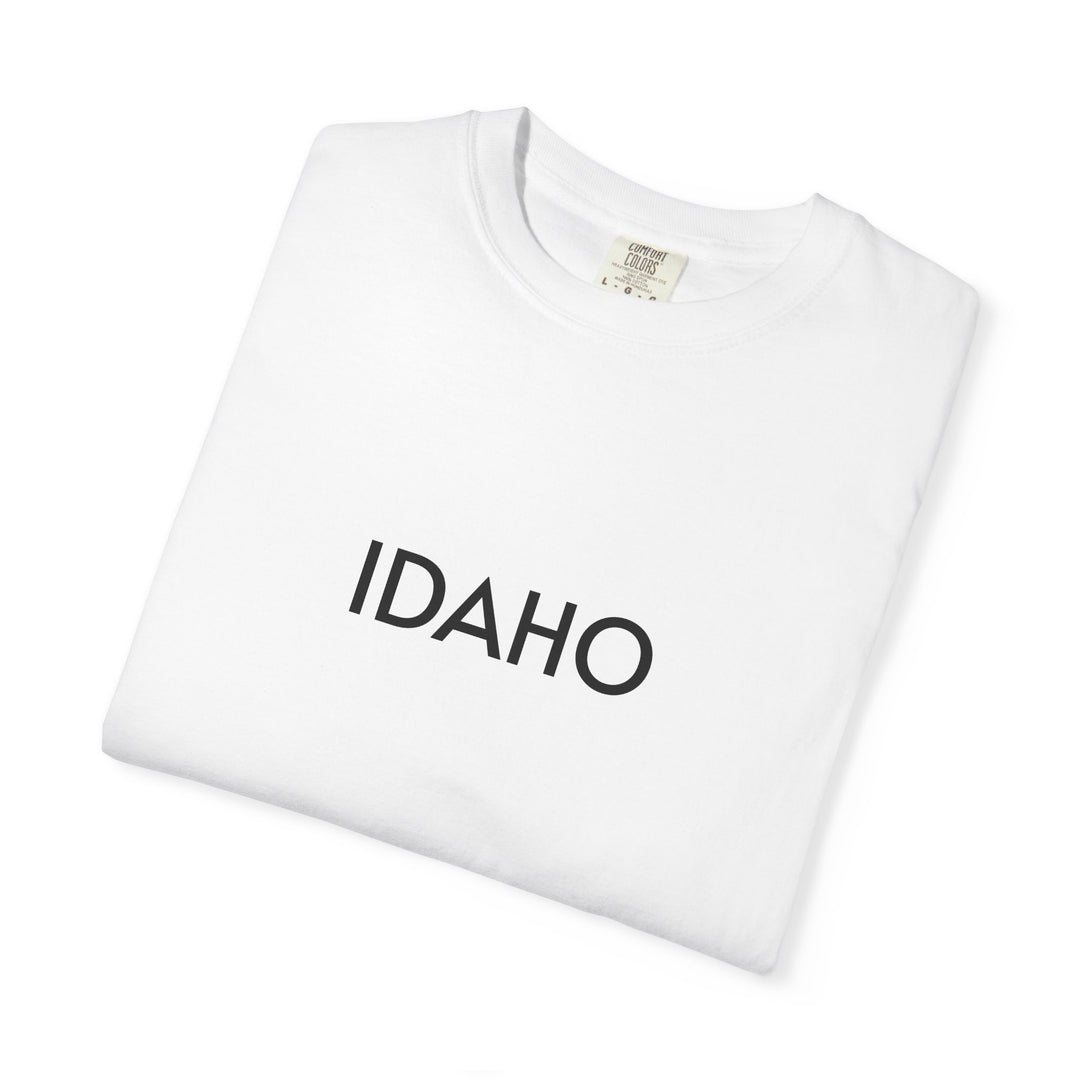 IDAHO UNISEX GARMENT DYED T-SHIRT