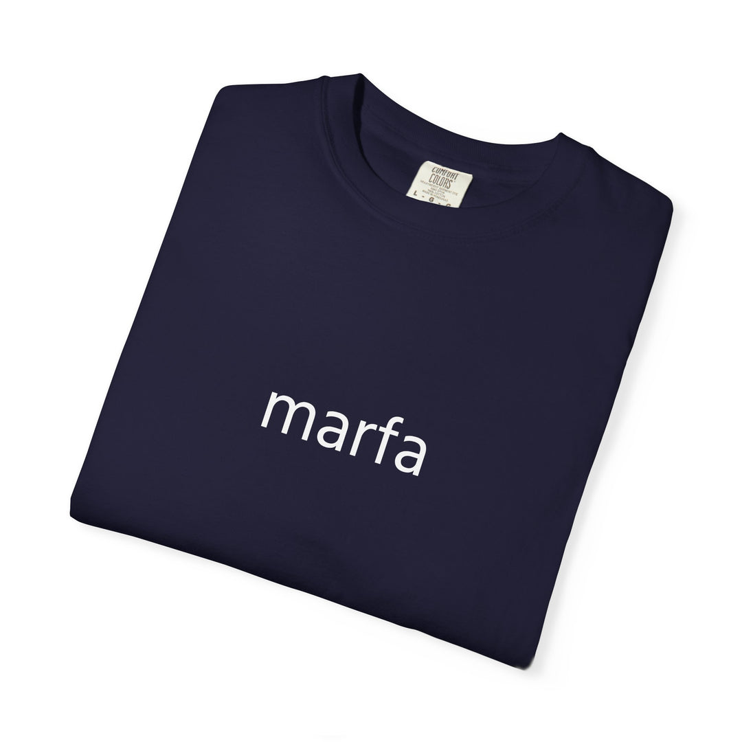 MARFA UNISEX GARMENT DYED T-SHIRT