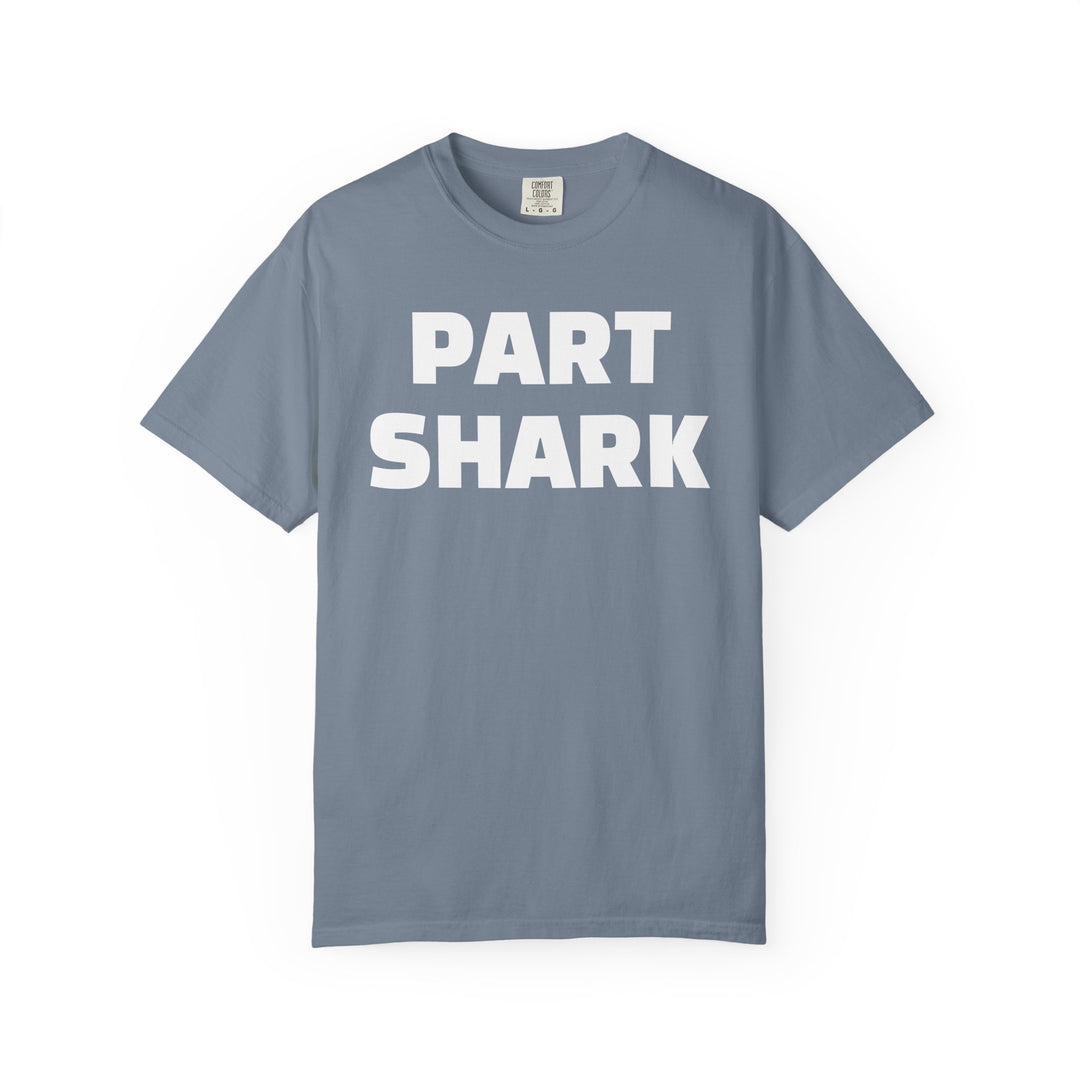 PART SHARK UNISEX GARMENT DYED T-SHIRT