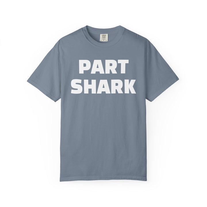 PART SHARK UNISEX GARMENT DYED T-SHIRT