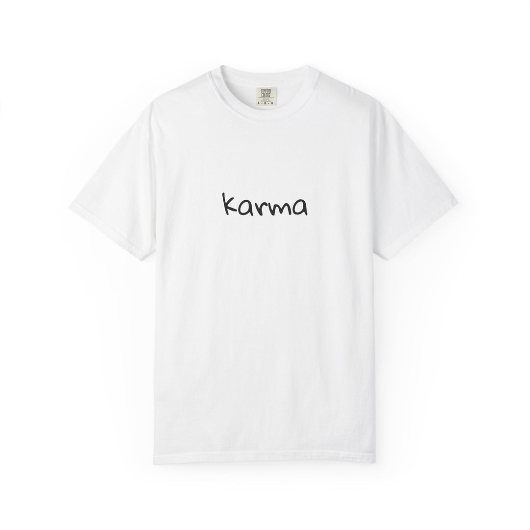 KARMA UNISEX GARMENT DYED T-SHIRT