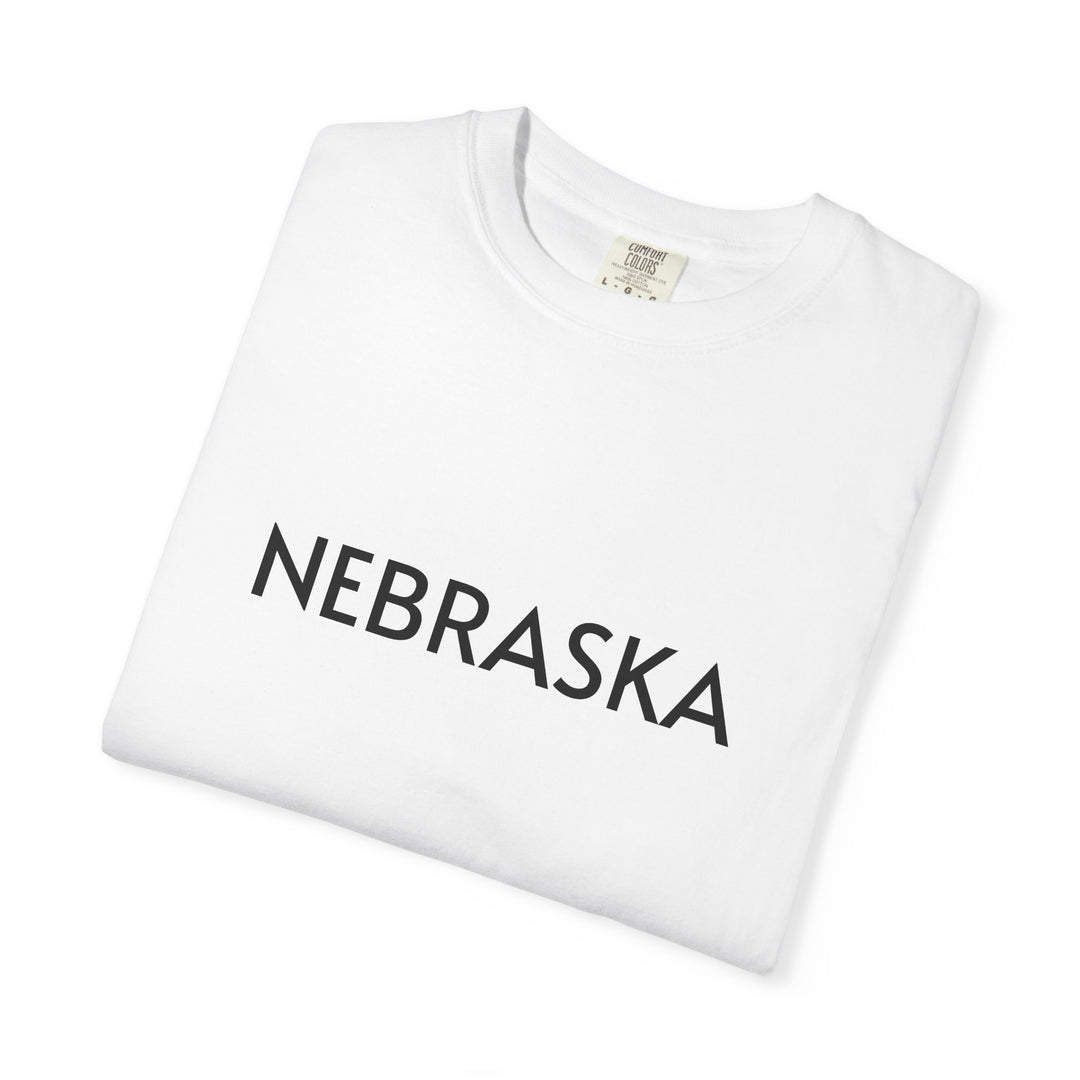 NEBRASKA UNISEX GARMENT DYED T-SHIRT