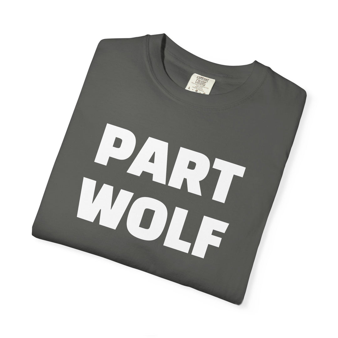 PART WOLF UNISEX GARMENT DYED T-SHIRT