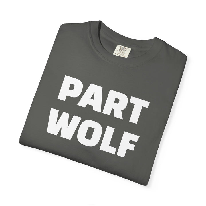 PART WOLF UNISEX GARMENT DYED T-SHIRT