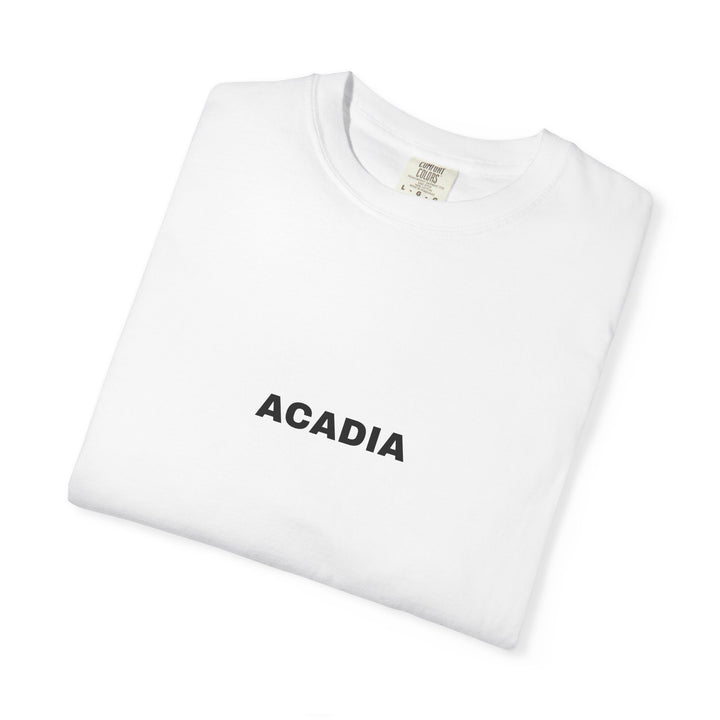 ACADIA UNISEX GARMENT DYED T-SHIRT