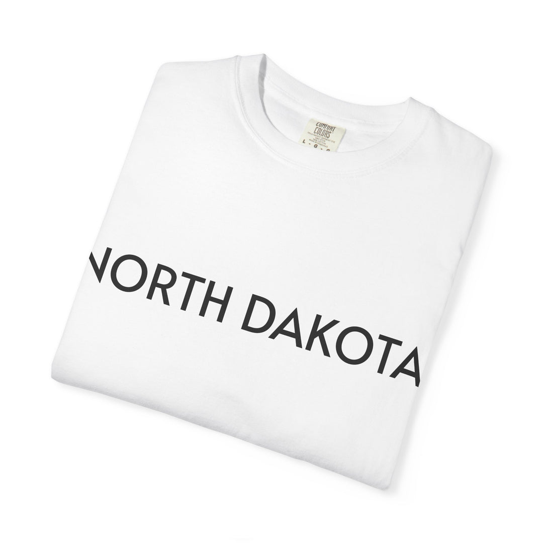 NORTH DAKOTA UNISEX GARMENT DYED T-SHIRT