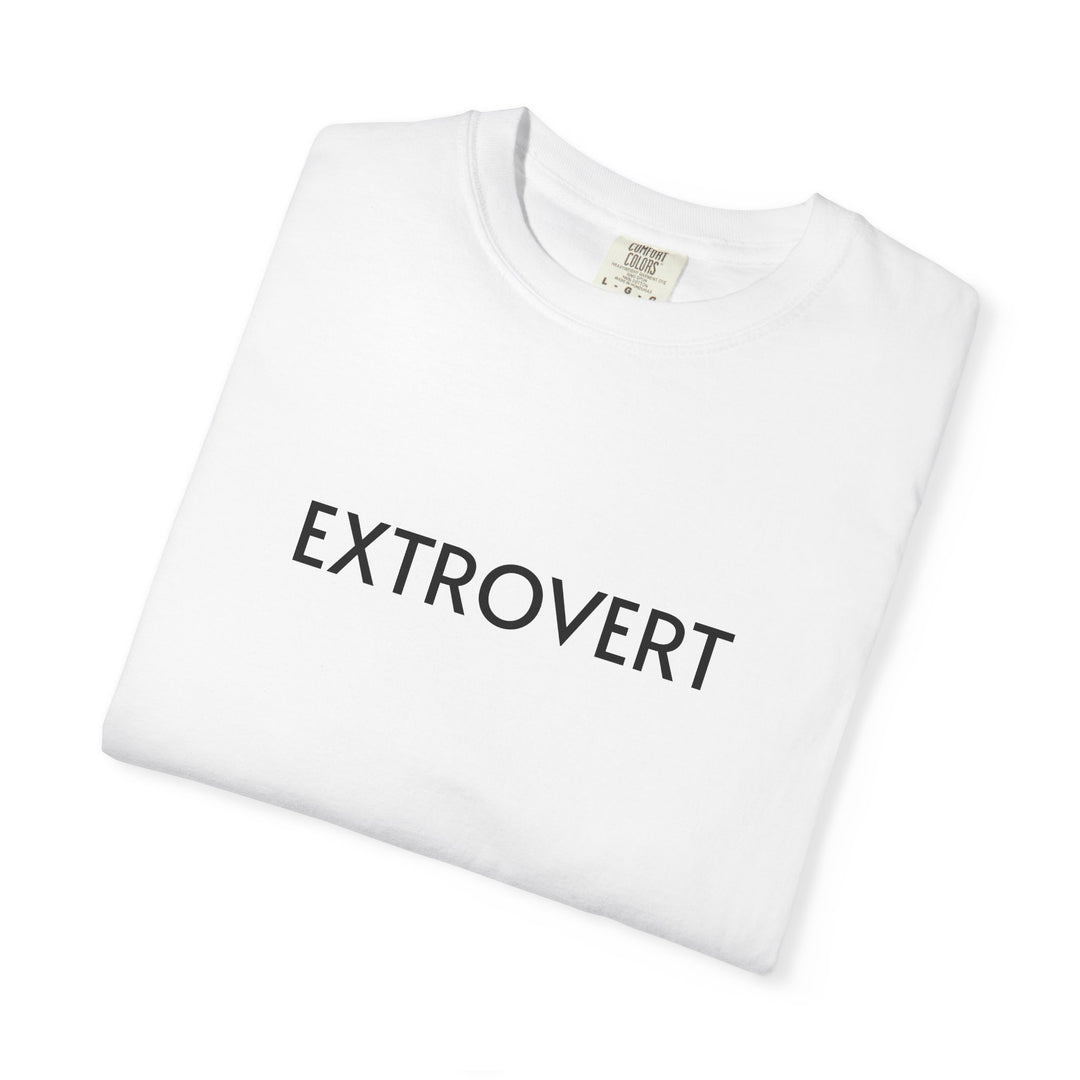 EXTROVERT UNISEX GARMENT DYED T-SHIRT