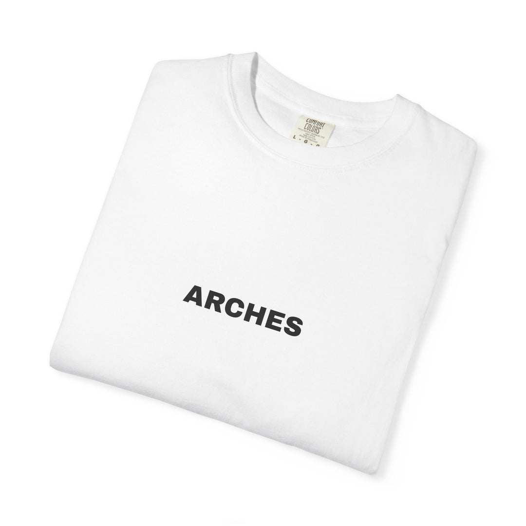 ARCHES UNISEX GARMENT DYED T-SHIRT