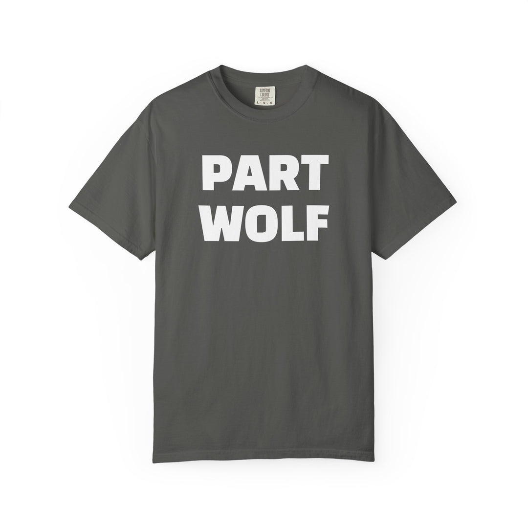 PART WOLF UNISEX GARMENT DYED T-SHIRT