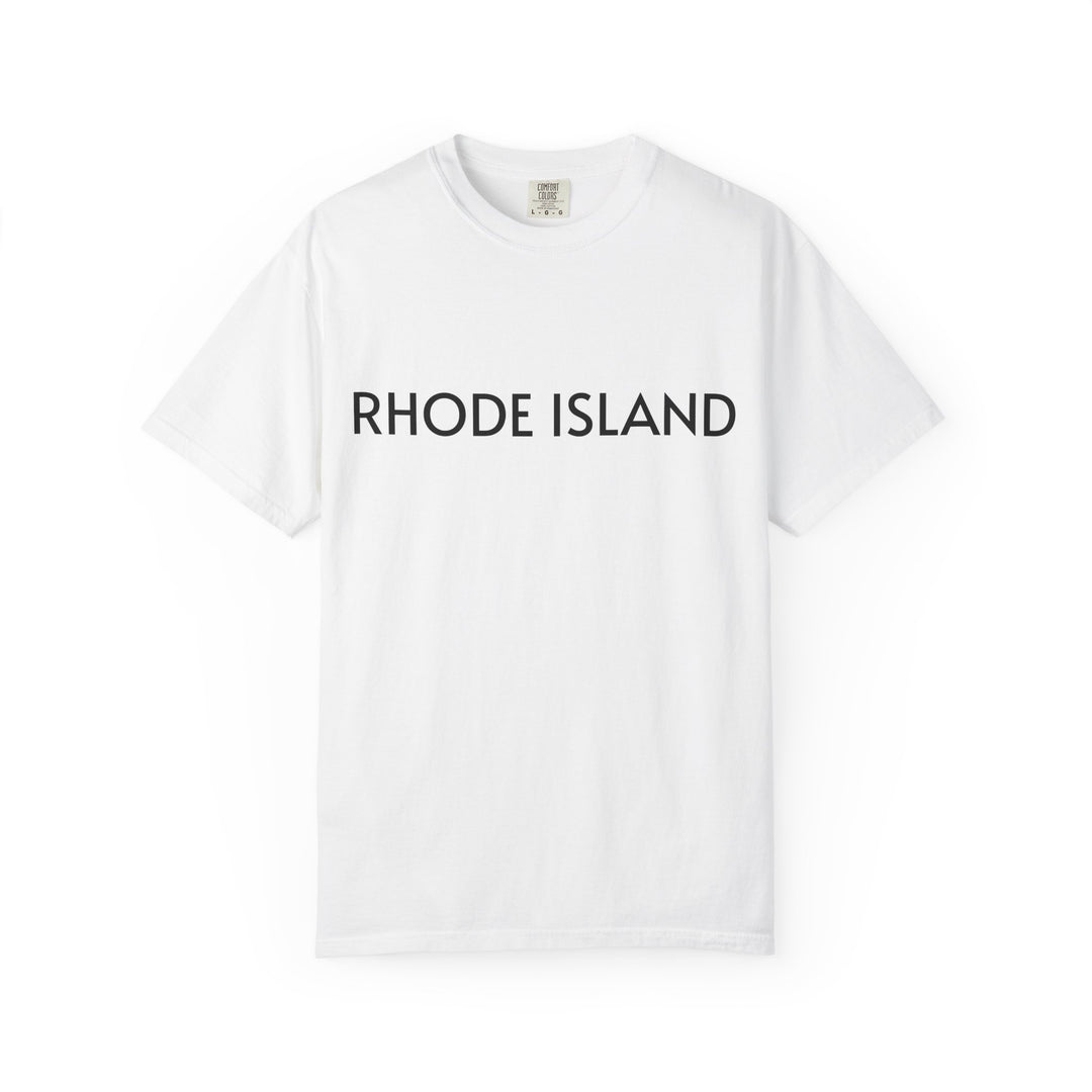 RHODE ISLAND UNISEX GARMENT DYED T-SHIRT