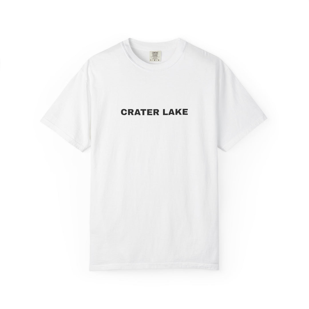 CRATER LAKE UNISEX GARMENT DYED T-SHIRT