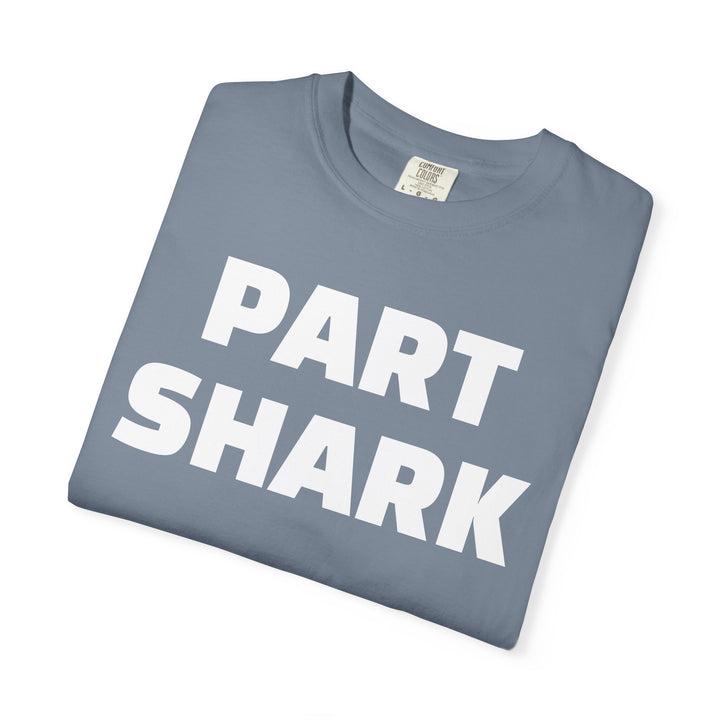 PART SHARK UNISEX GARMENT DYED T-SHIRT