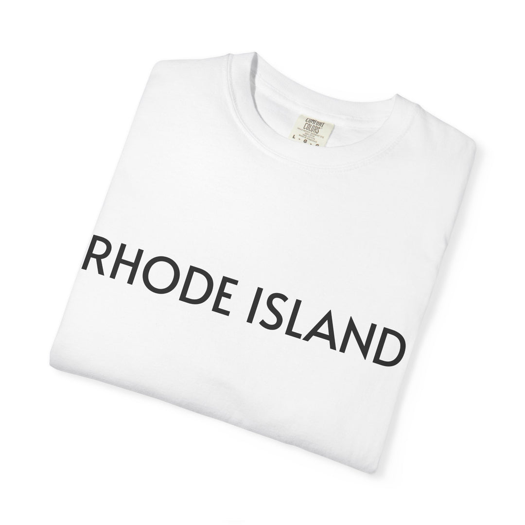 RHODE ISLAND UNISEX GARMENT DYED T-SHIRT