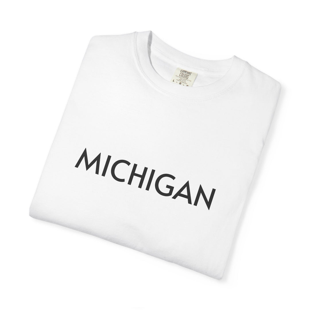 MICHIGAN UNISEX GARMENT DYED T-SHIRT
