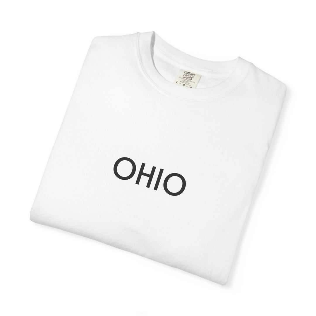 OHIO UNISEX GARMENT DYED T-SHIRT