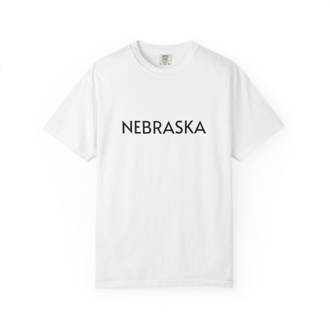 NEBRASKA UNISEX GARMENT DYED T-SHIRT