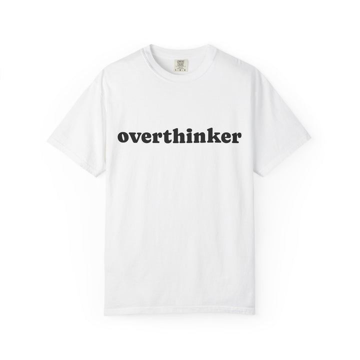 OVERTHINKER UNISEX GARMENT DYED T-SHIRT