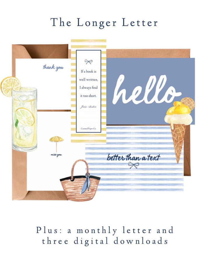 THE LONGER LETTER SUBSCRIPTION