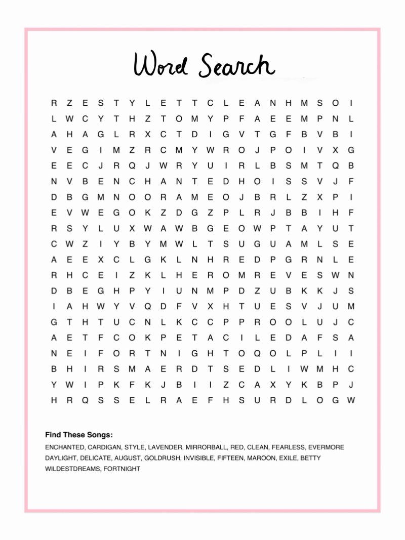 WHO KNOWS &amp; WORD SEARCH BUNDLE DIGITAL DOWNLOAD