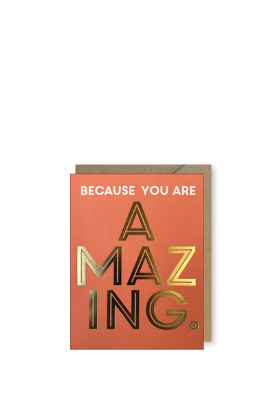 YOU ARE AMAZING CARD